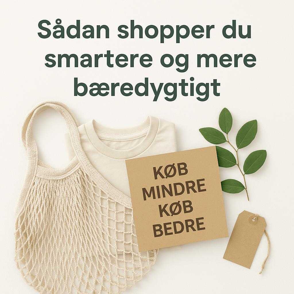 Sådan shopper du smartere og mere bæredygtigt
