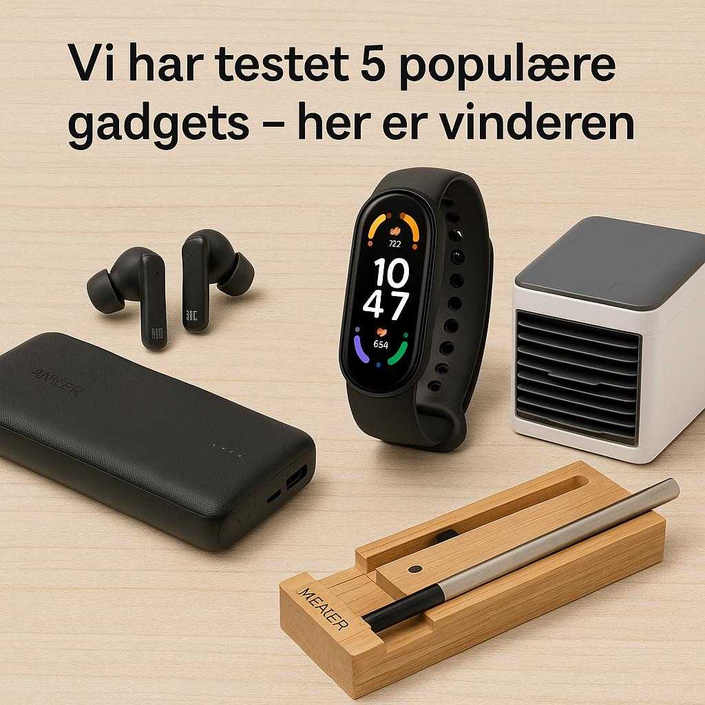 Vi har testet 5 populære gadgets – her er vinderen